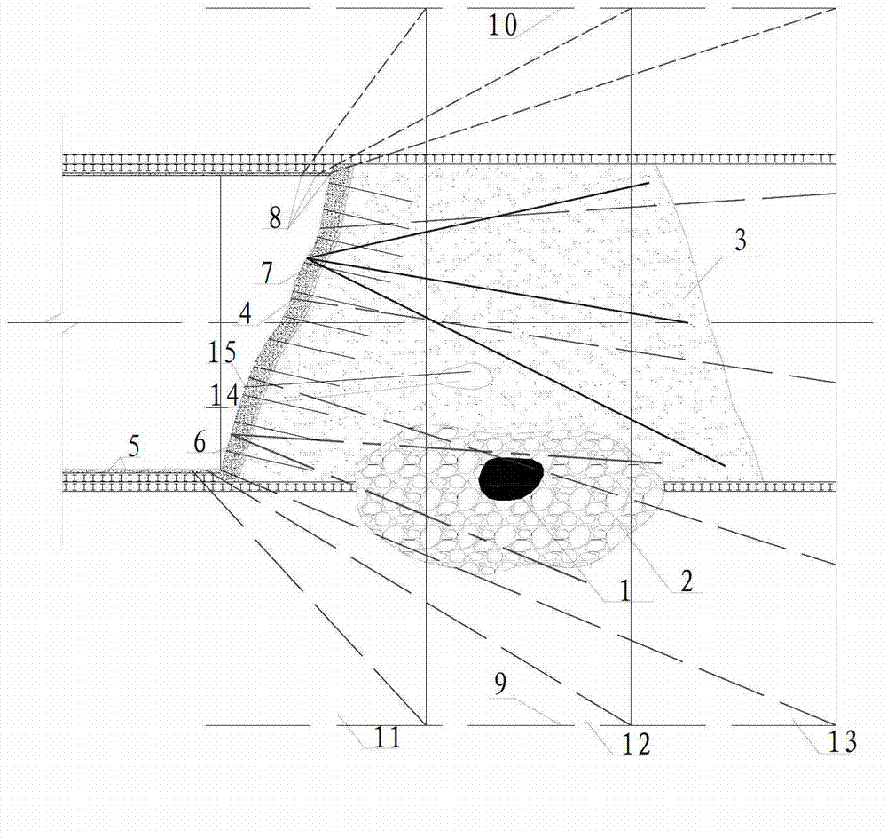 Control method of surrounding rocks in water-rich very-broken surrounding rock tunnel collapse sections