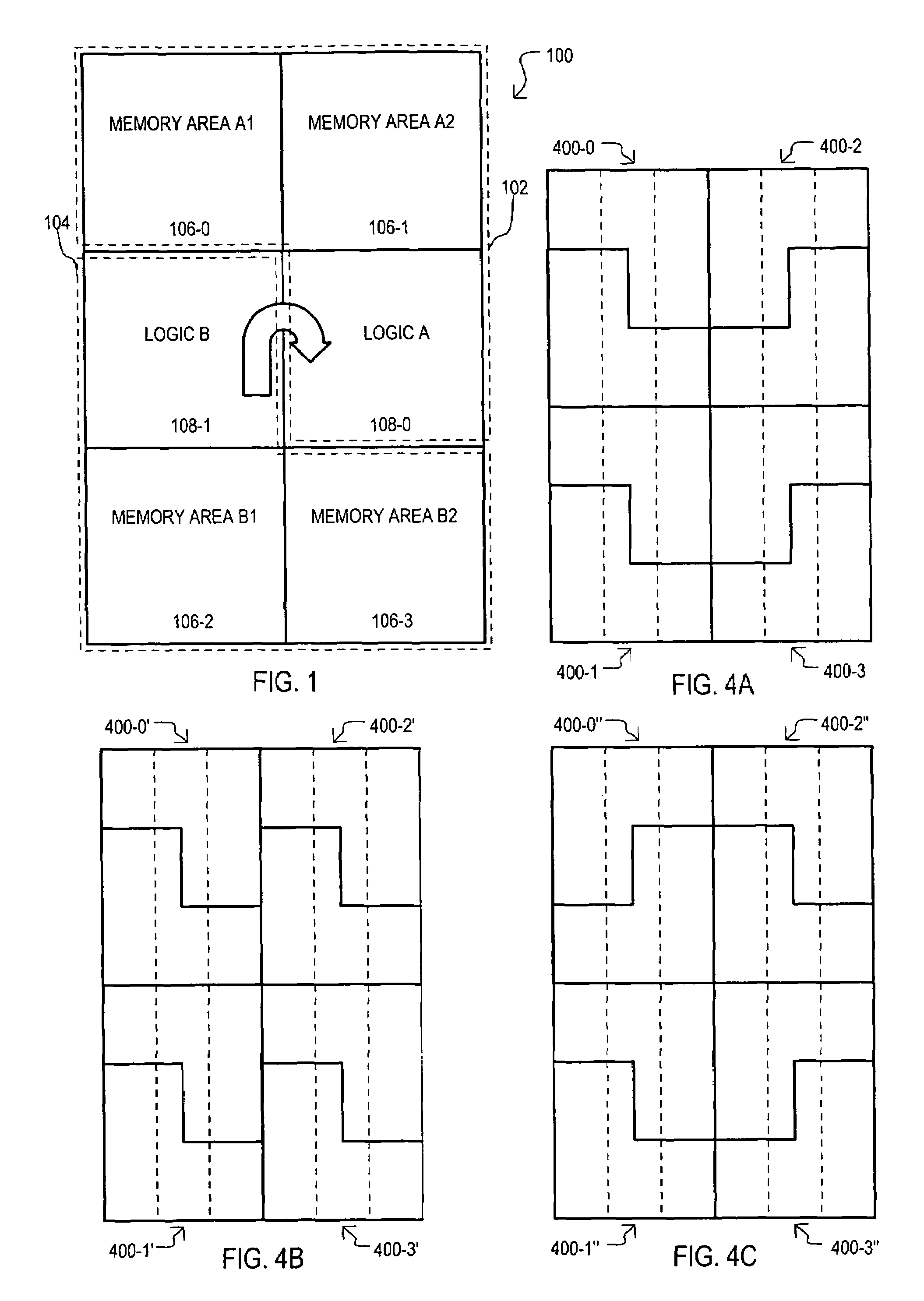 Interlocking memory/logic cell layout and method of manufacture