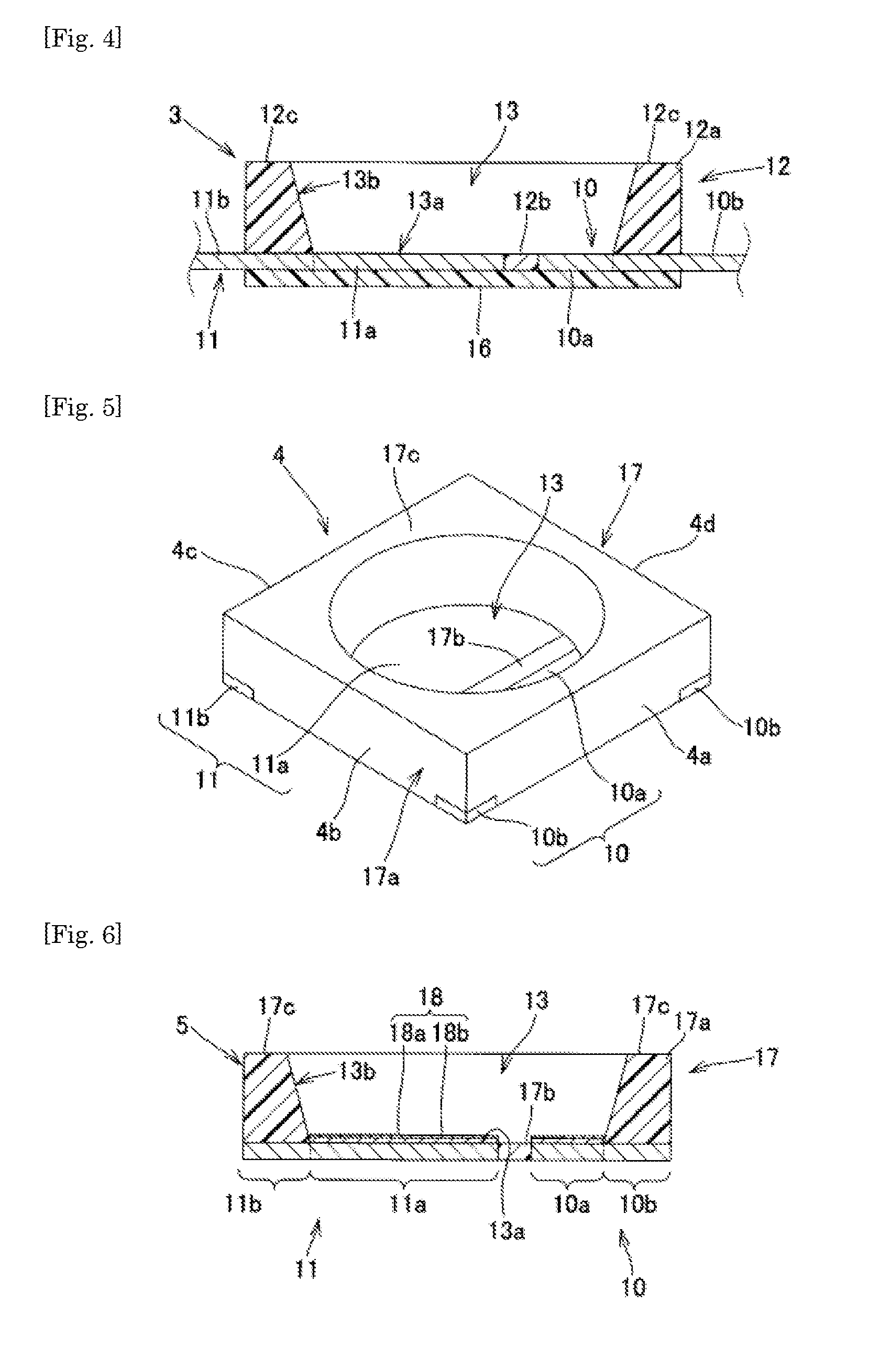 Molded resin body for surface-mounted light-emitting device, manufacturing method thereof, and surface-mounted light-emitting device