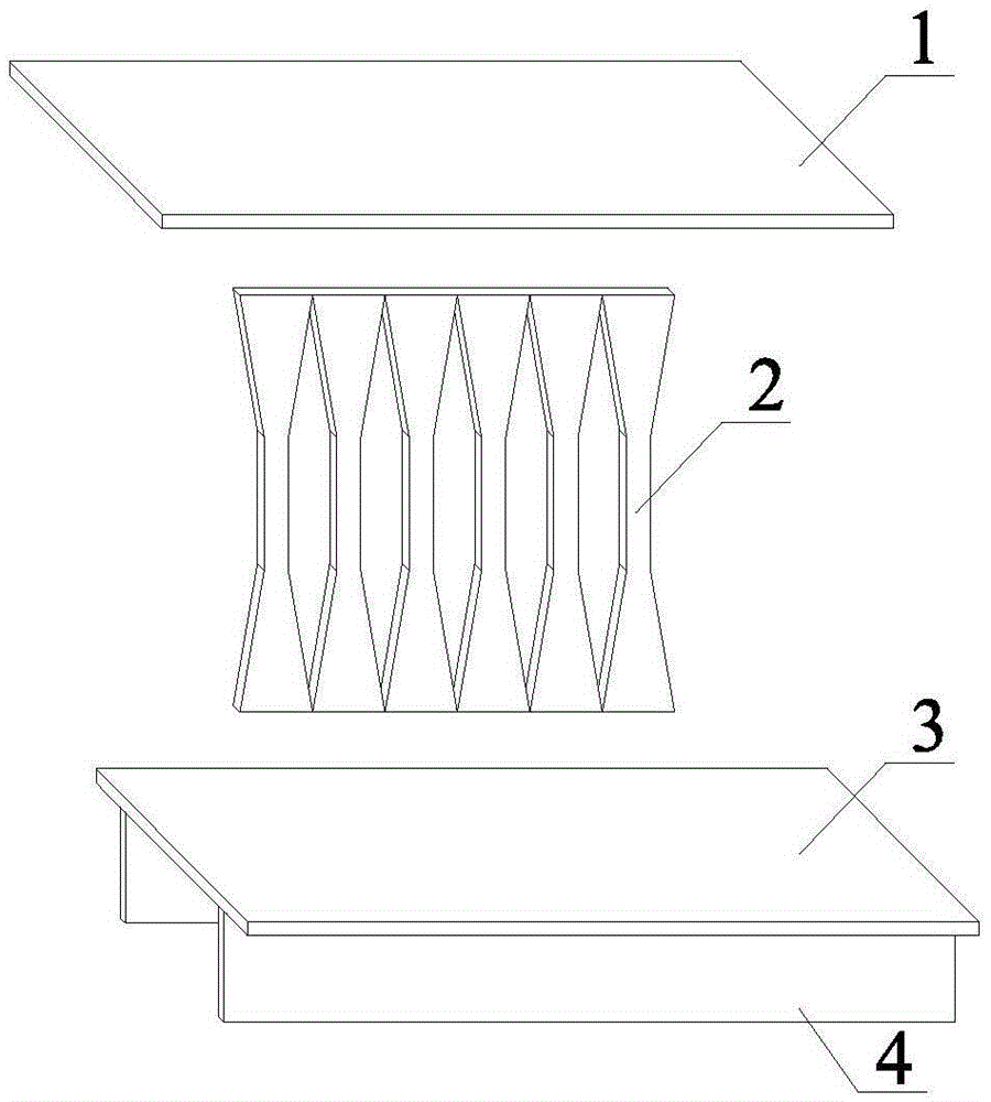 Tri-linear shape in-plane bending yielding type energy dissipater and manufacturing method therefor