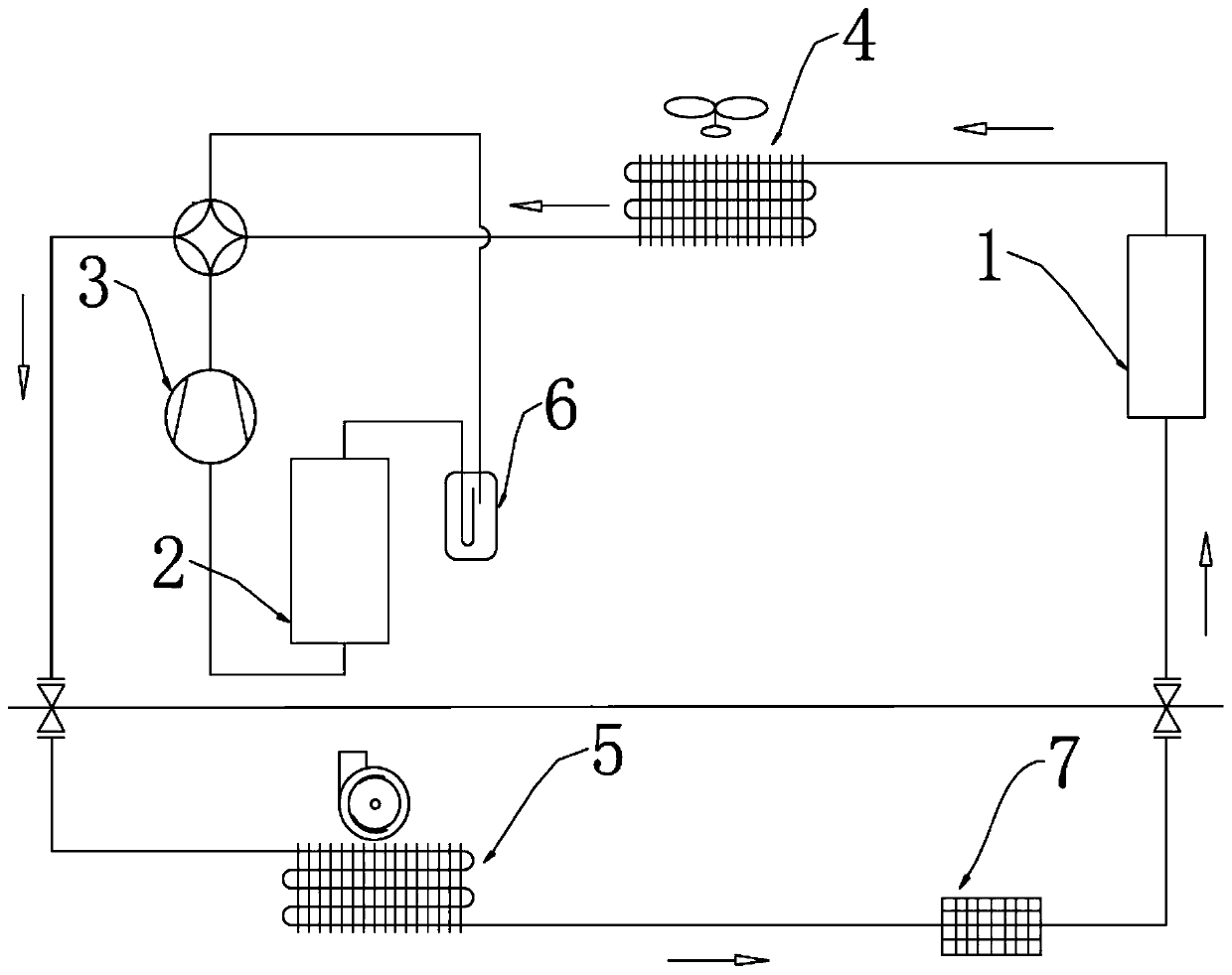 Air conditioning system and air conditioner frosting control method