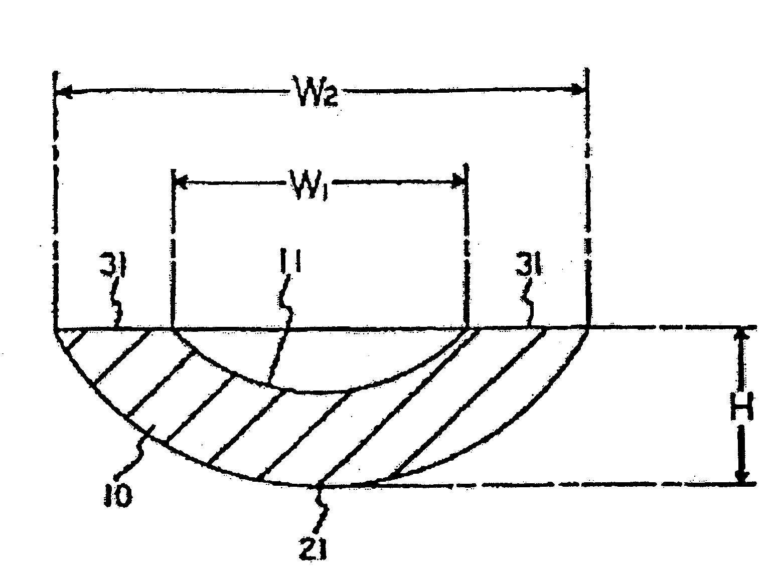 Emulsion containing organosilicon-based portions of hollow spheres