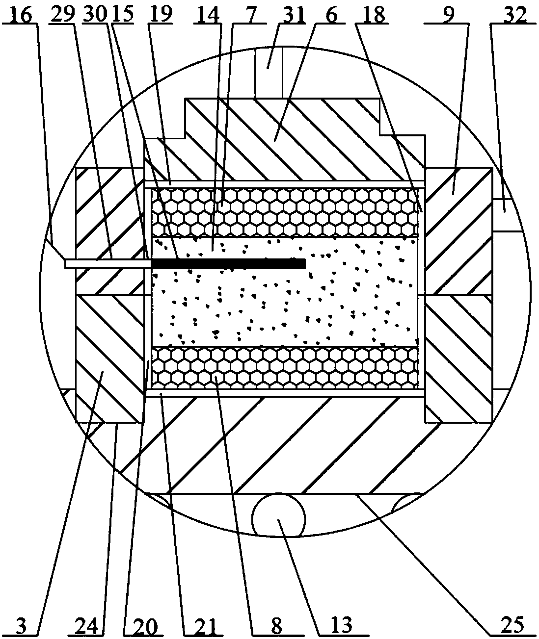 Cutting device and direct shear instrument for rock and soil materials