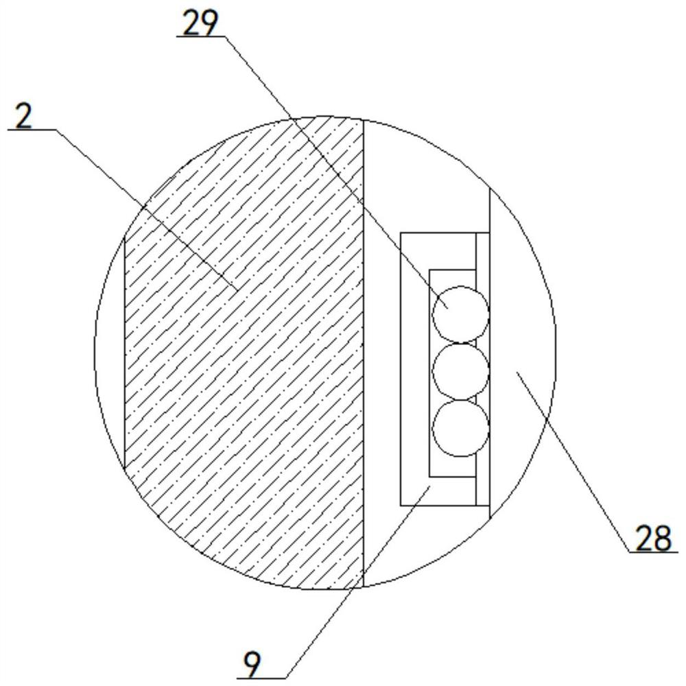 Online rheological property testing device for non-Newtonian fluid