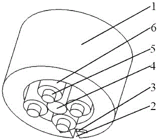 Easily assembled self-supporting cable