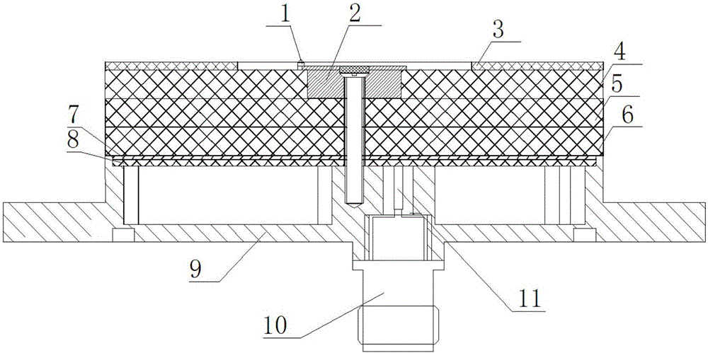 Small-sized multi-frequency airborne satellite navigation antenna