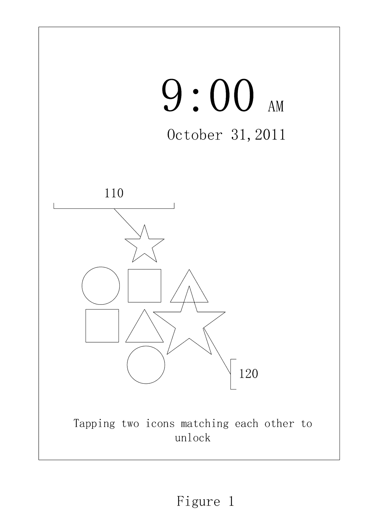 Touch screen unlocking method and device