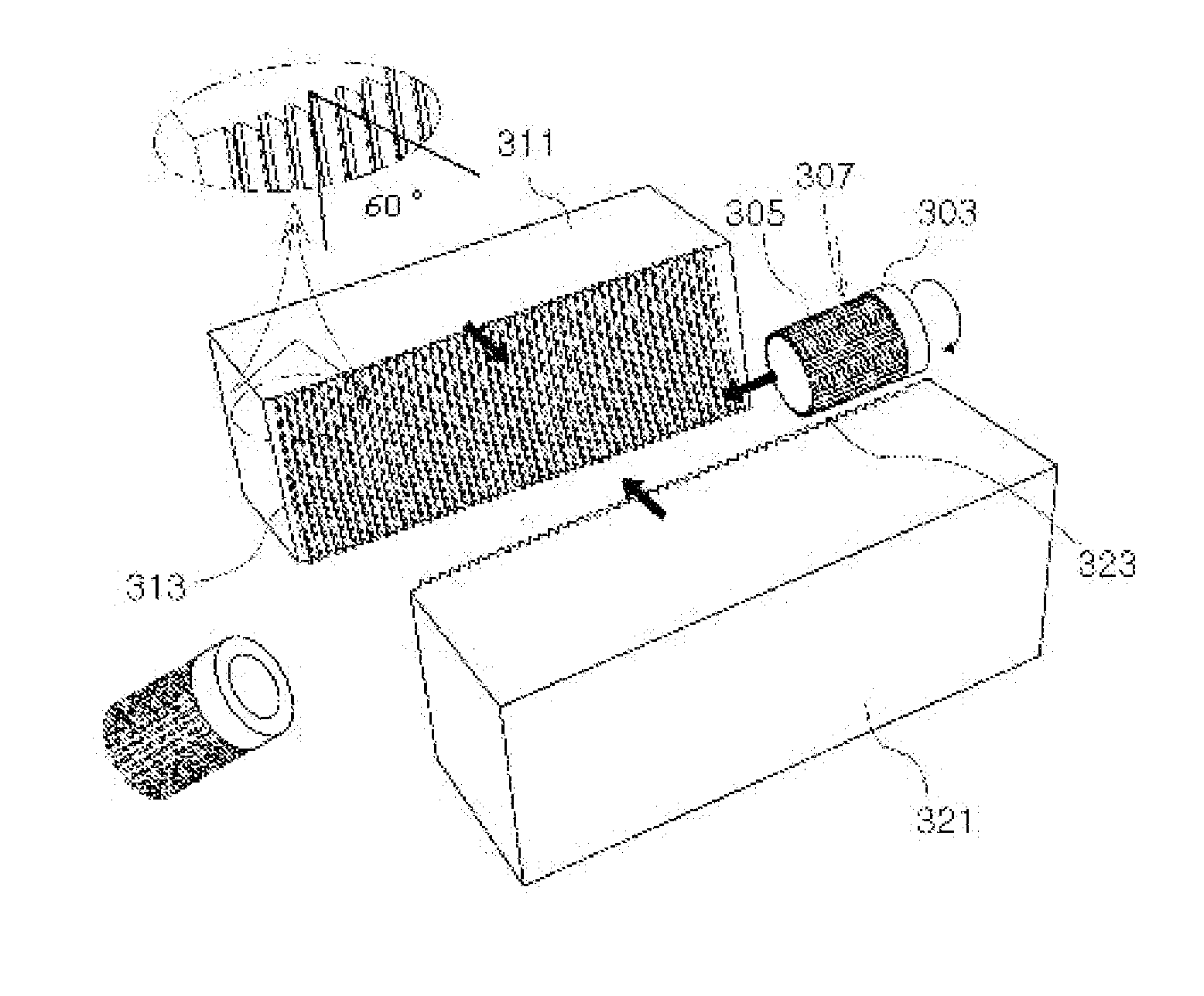 Insert nut having rectangular lattic structure and manufacturing method thereof