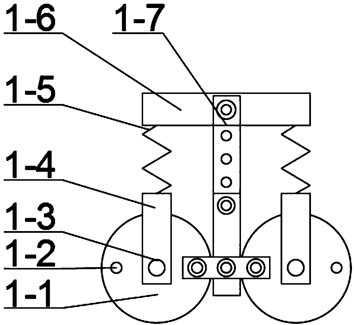 Multifunctional agriculture and forestry pit-drilling and earth-cutting device