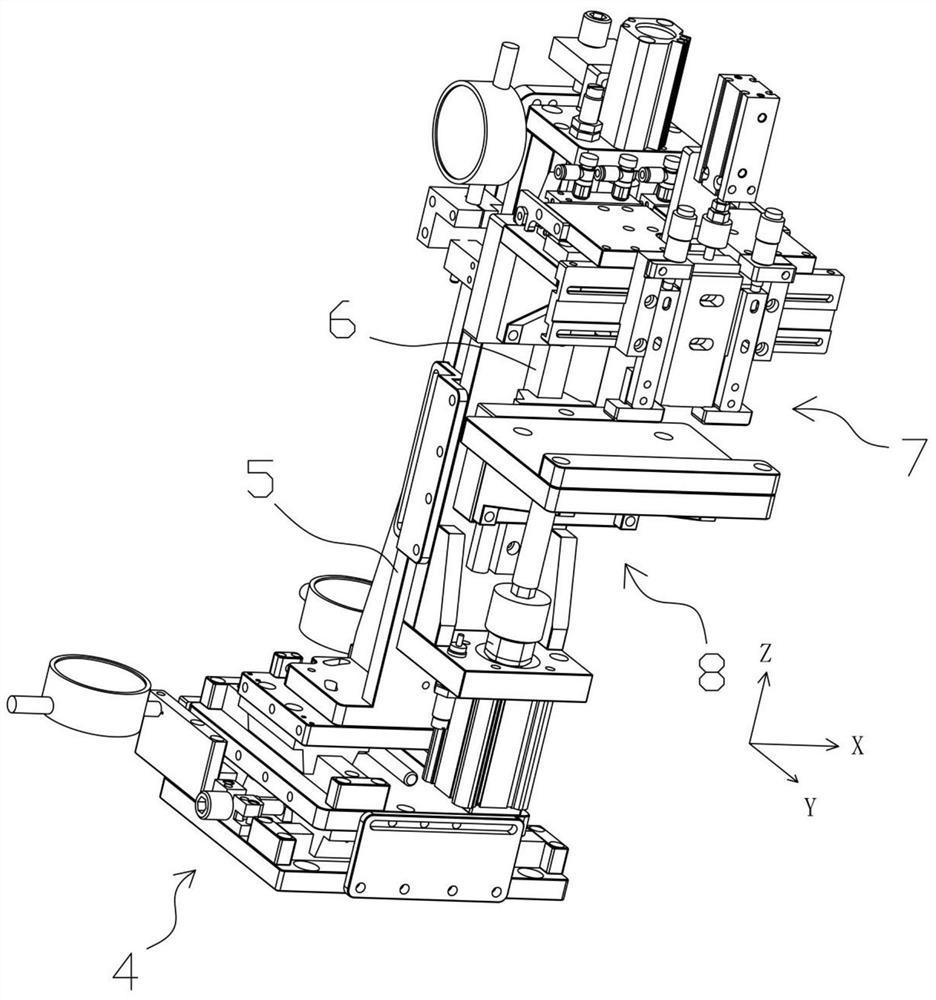 Dog ear folding and pressing two-in-one mechanism