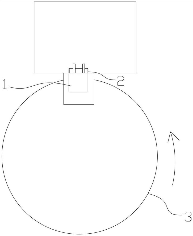 Dog ear folding and pressing two-in-one mechanism