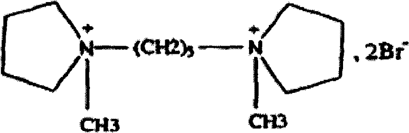 Synthetic method of biquaternary ammonium salt