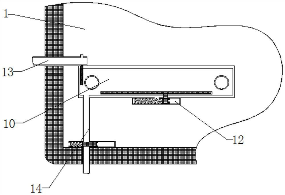 Device for quickly removing dust and protecting computer case by utilizing heat dissipation temperature