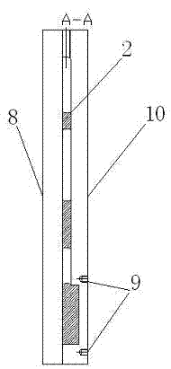 Plate-type pulsating heat pipe used in large power LED heat radiation