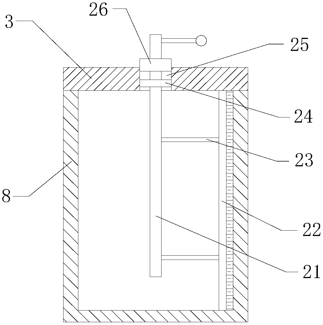 Automobile painting room ventilating device