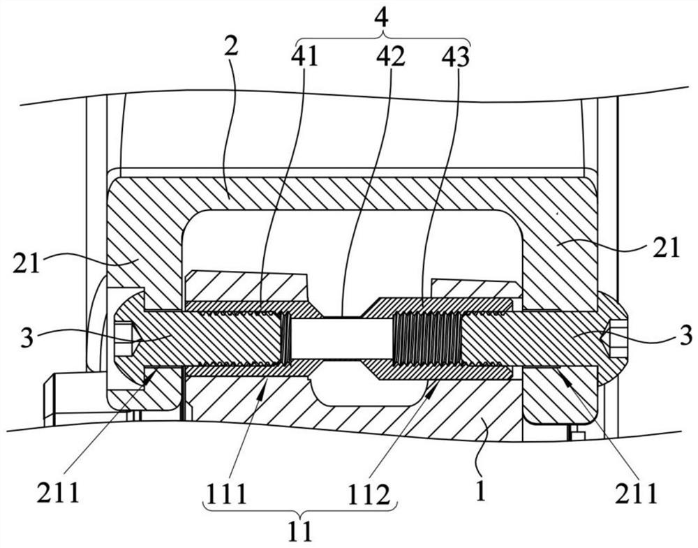 Mounting structure of centrally-mounted motor and power-assisted bicycle