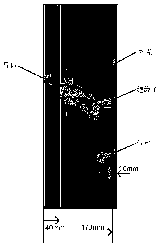 220kVGIL insulator voltage-sharing method based on non-linear conductive epoxy resin