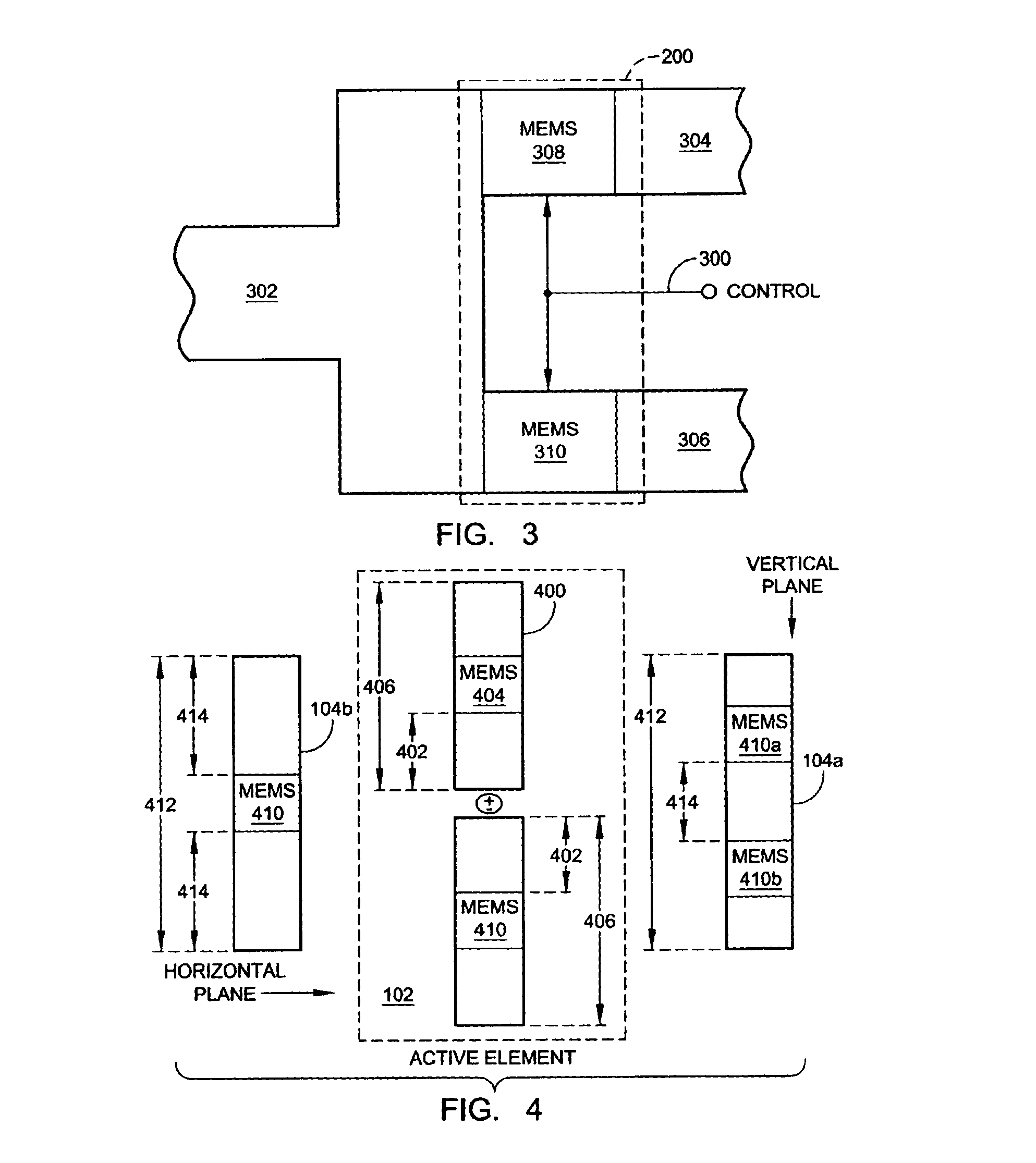 Microelectromechanical switch (MEMS) antenna array