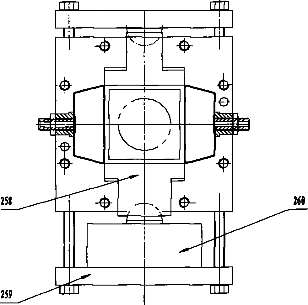 Pressing-twisting multi-shaft loading testing machine