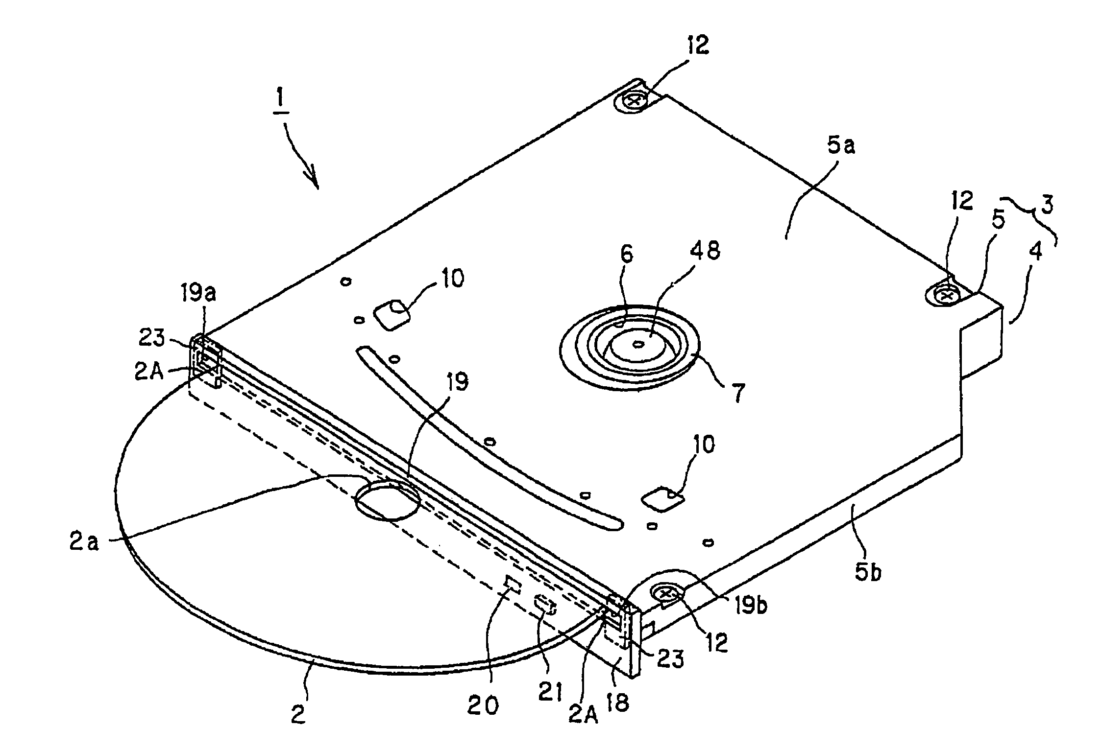 Disk drive apparatus