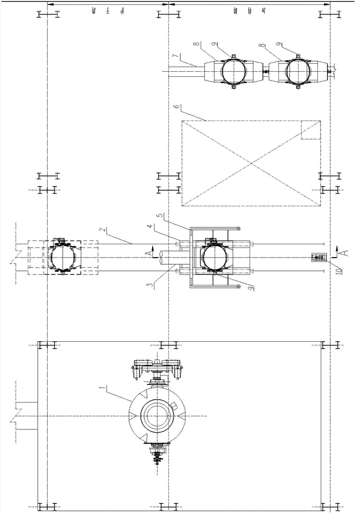 Molten iron reladling system and method based on excess steel return line