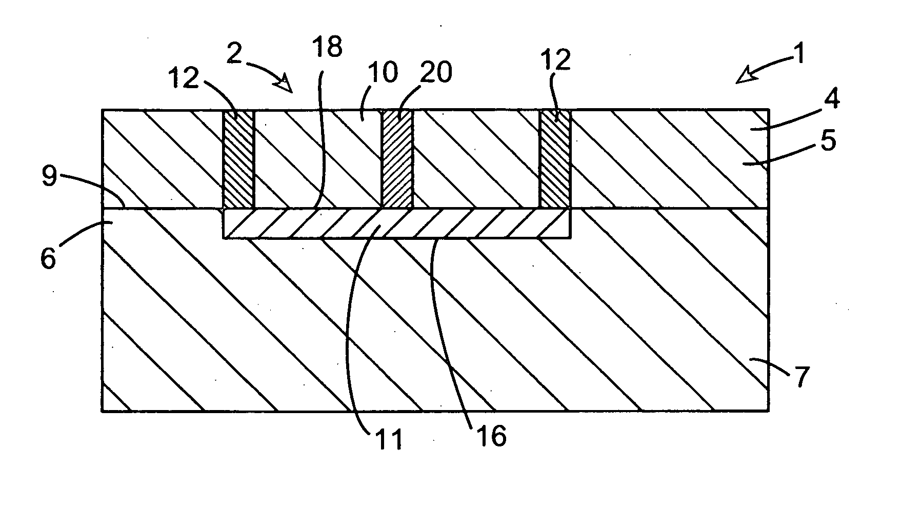 Method for forming a cavity and an SOI in a semiconductor substrate, and a semiconductor substrate having a buried cavity and/or an SOI formed therein