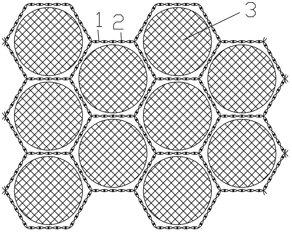 Three-dimensional woven fabric coated with multiple layers of emulsion strips