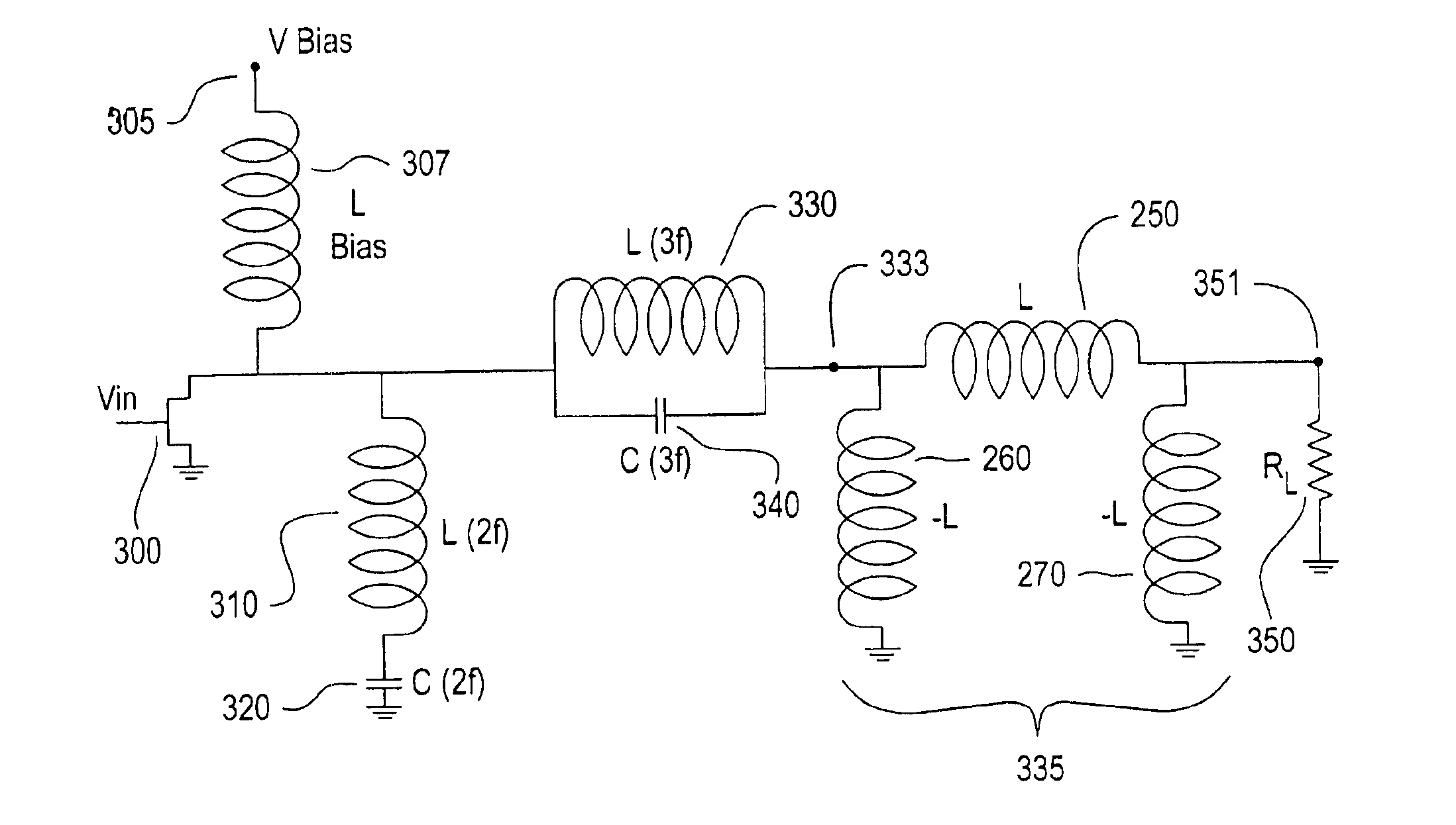 Switched-mode power amplifier using lumped element impedance inverter for parallel combining