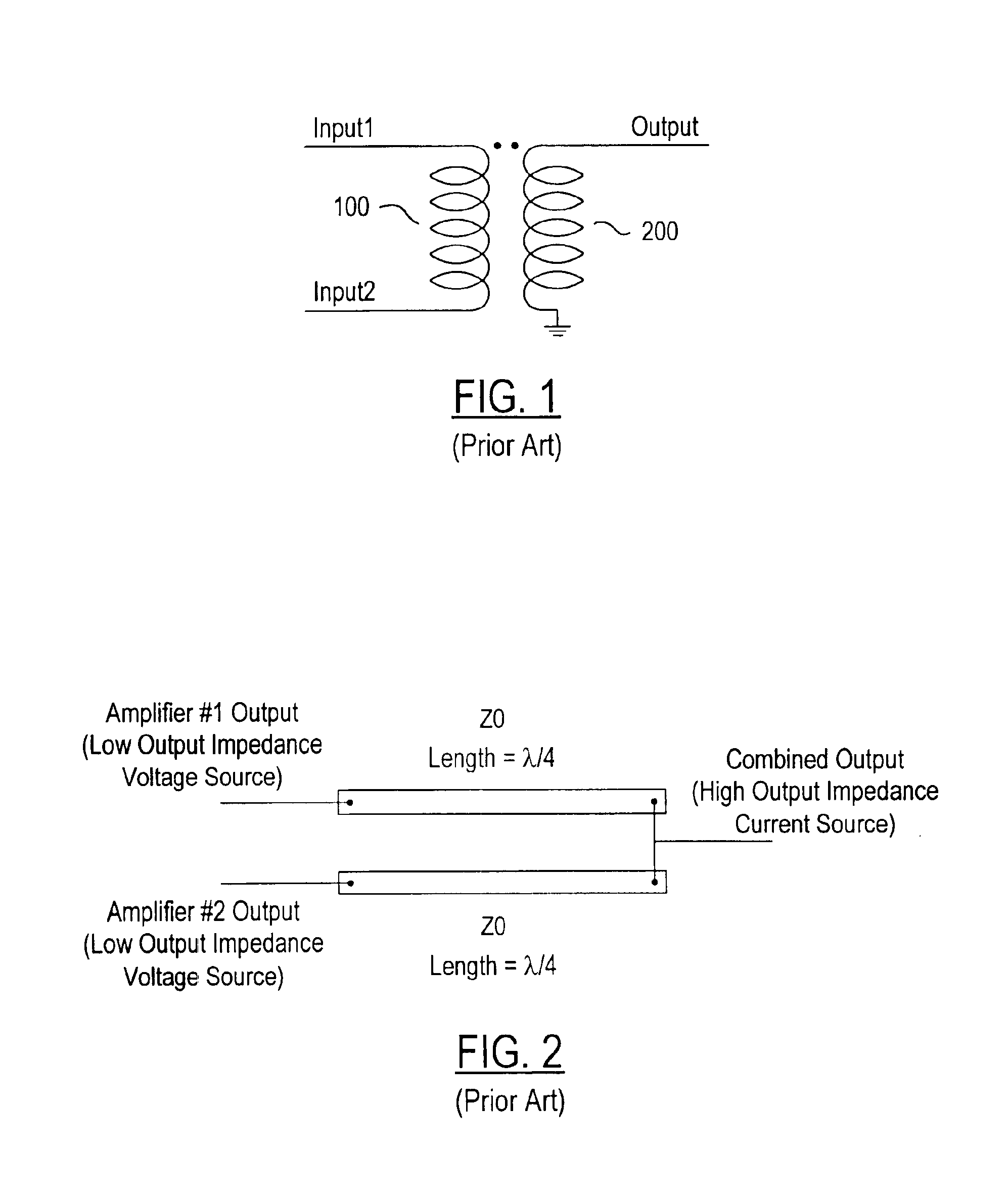 Switched-mode power amplifier using lumped element impedance inverter for parallel combining