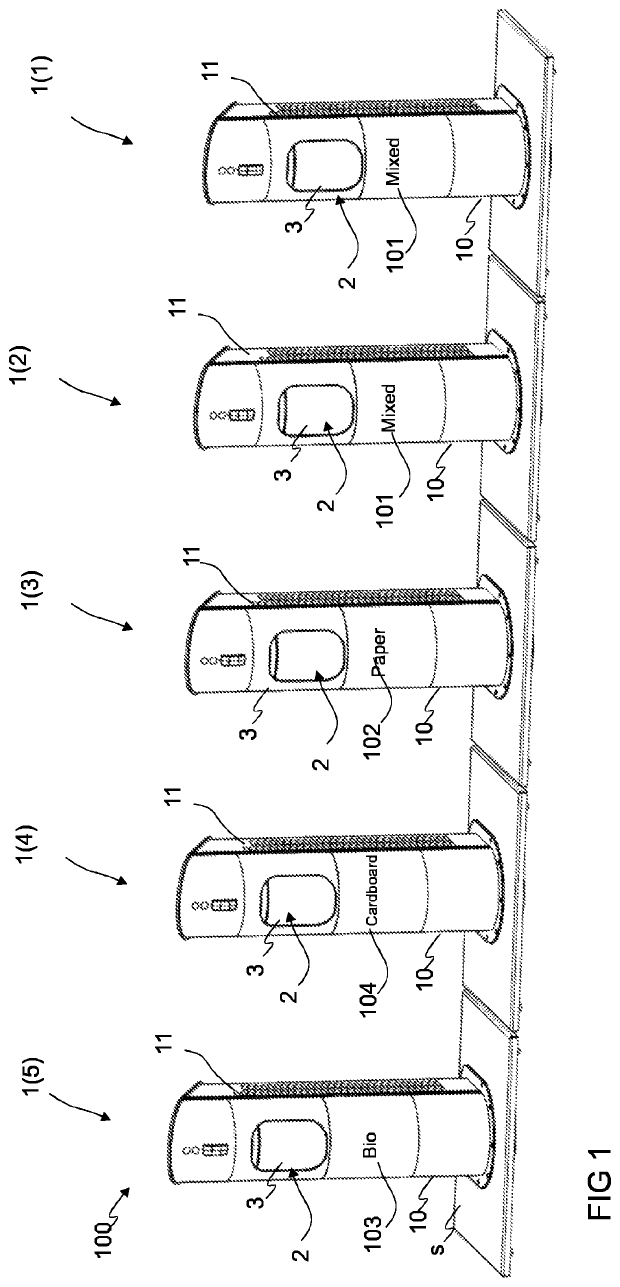 Method in a feed-in station and input point arrangement