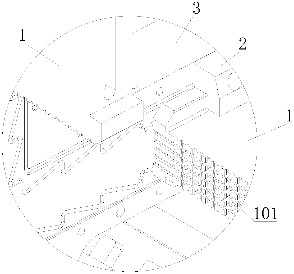 Automatic ceramic thermal spraying device