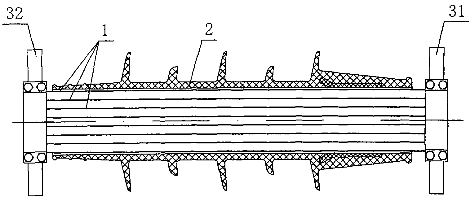 Method for pre-expanding cold-shrinking cable accessory