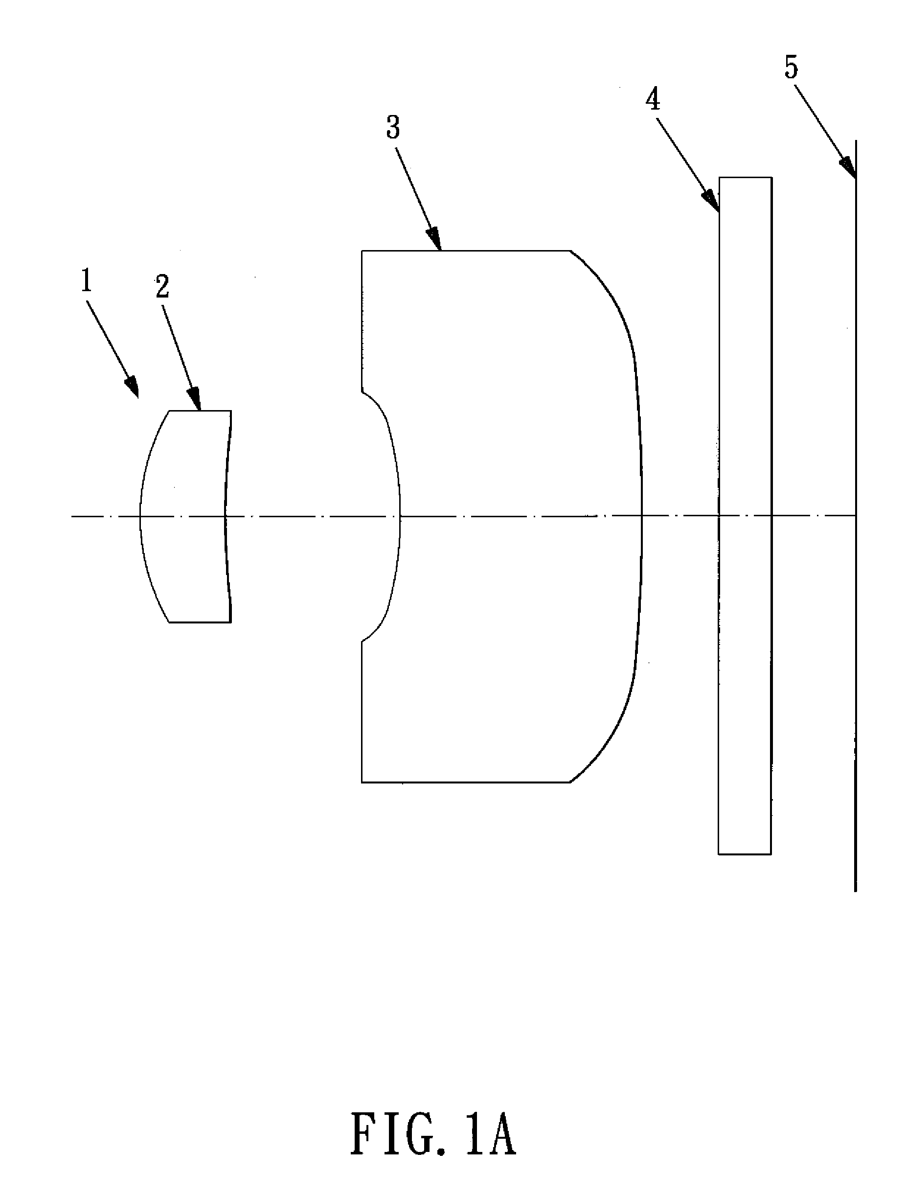 Two-piece optical lens system for taking image