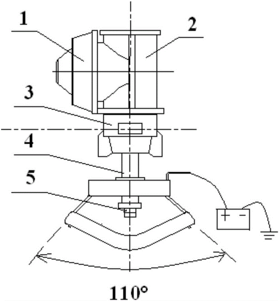 Fan-shaped atomizing electrostatic spray head