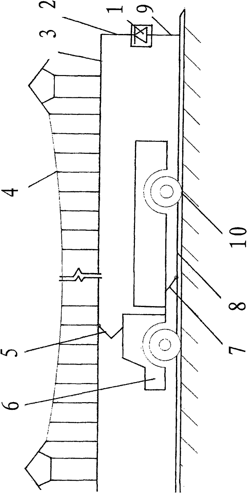 Electric drive centralized power supply system for gasoline-electric dual-power vehicles