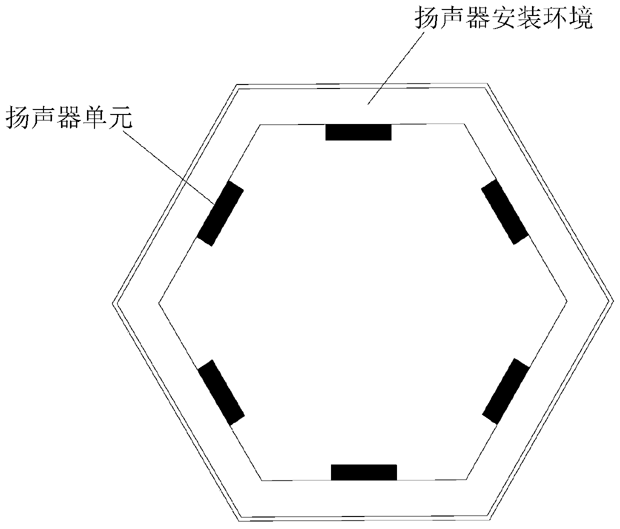 Supporting structure of loudspeaker unit and loudspeaker system