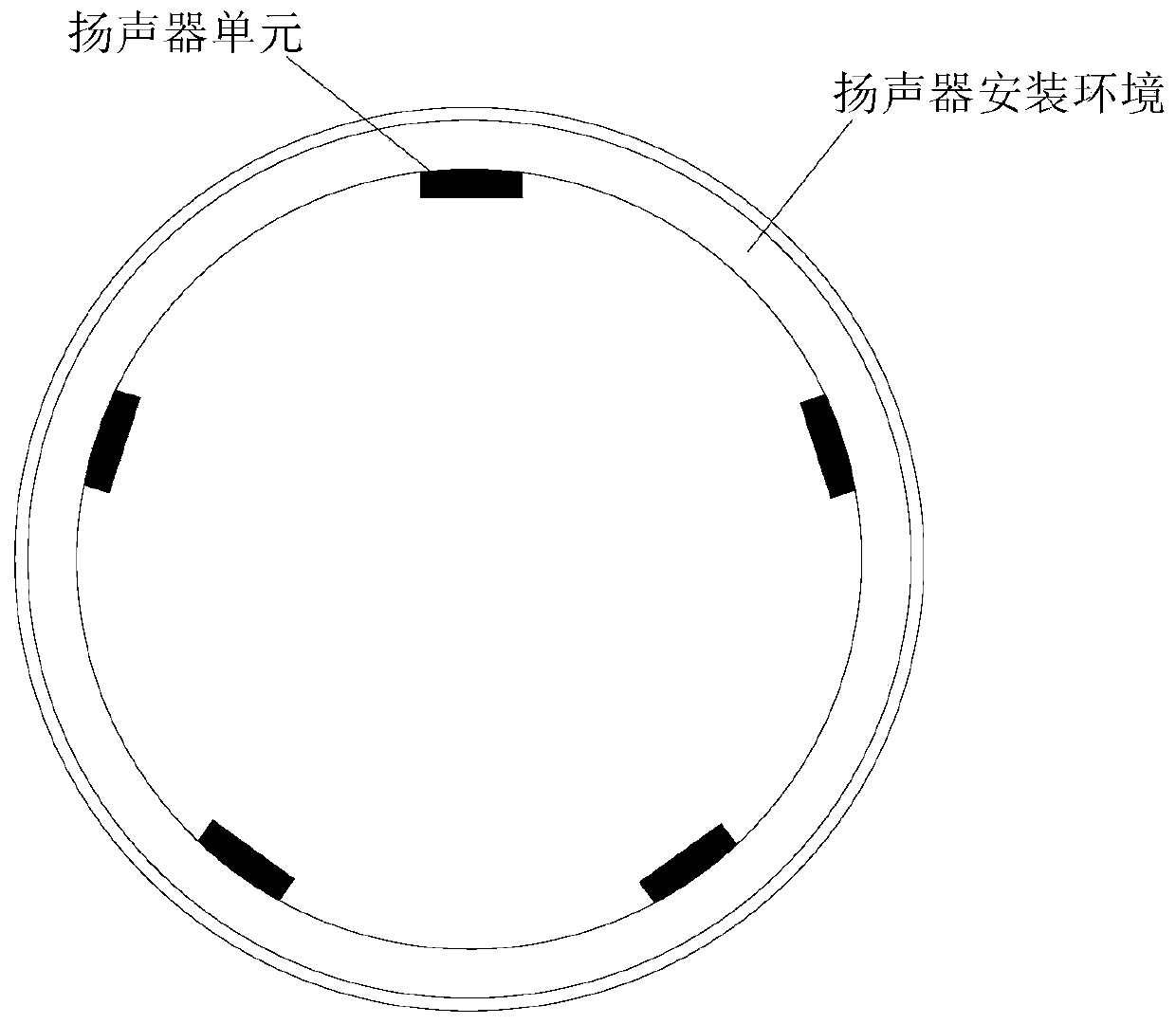 Supporting structure of loudspeaker unit and loudspeaker system