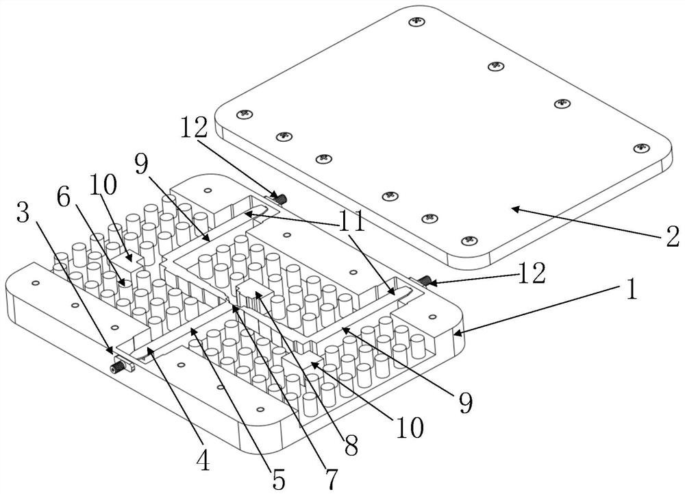 An ultra-wideband power distribution combiner based on ridge-gap waveguide technology