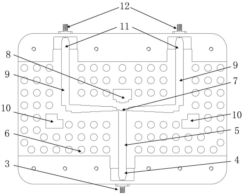 An ultra-wideband power distribution combiner based on ridge-gap waveguide technology