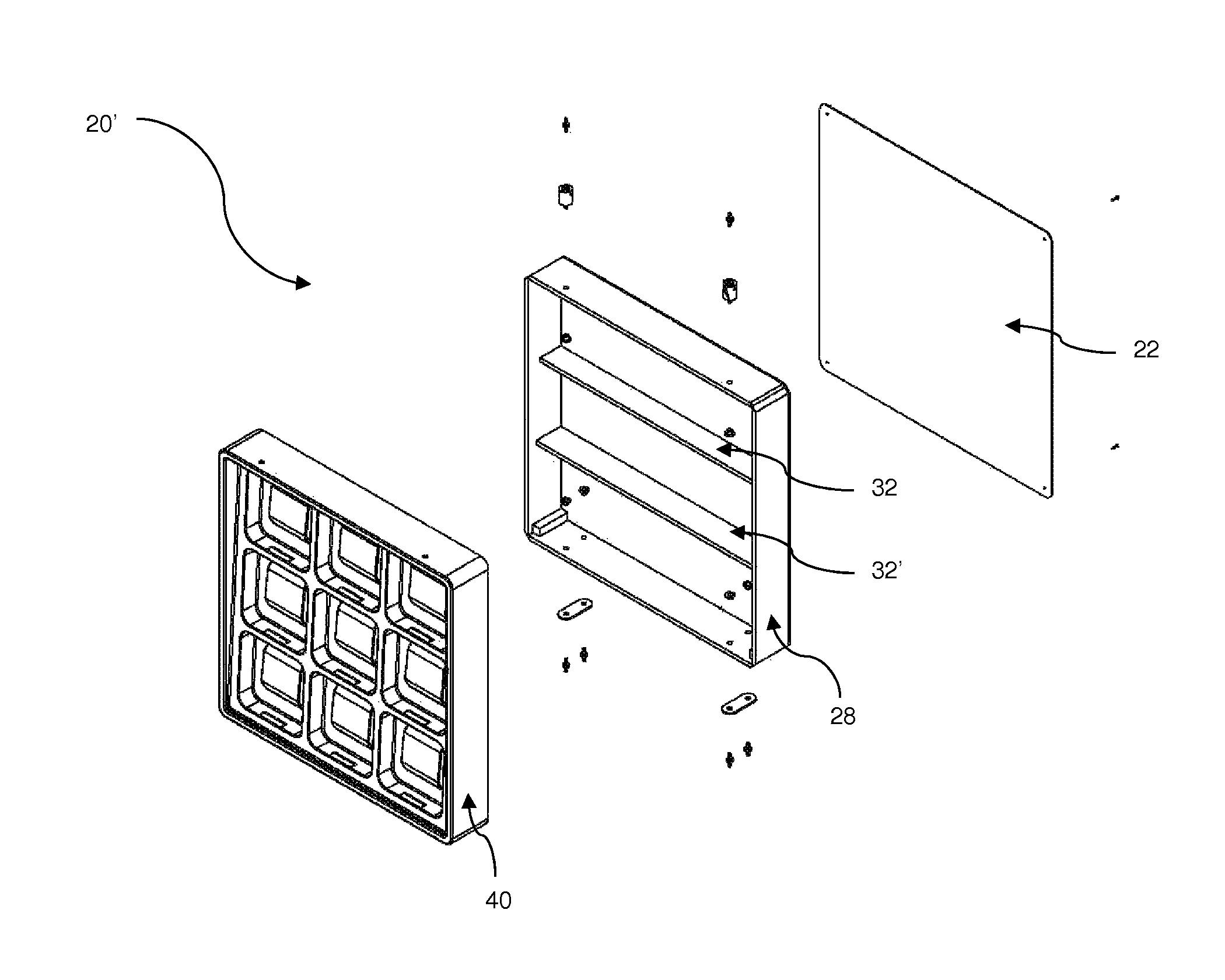 Modular system for display