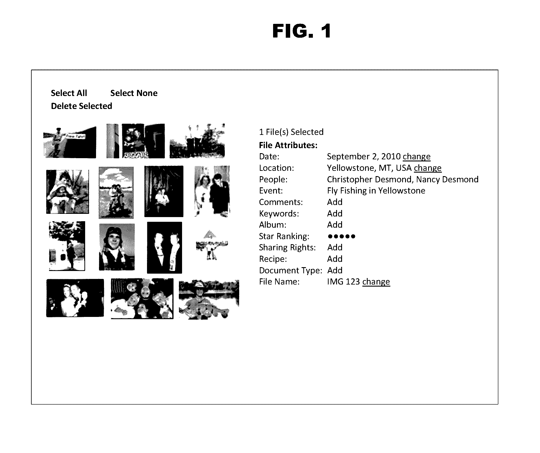 Method and apparatus for managing digital files