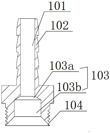 Atomizing nozzle special for perfluorohexanone fire extinguisher and using method of atomizing nozzle