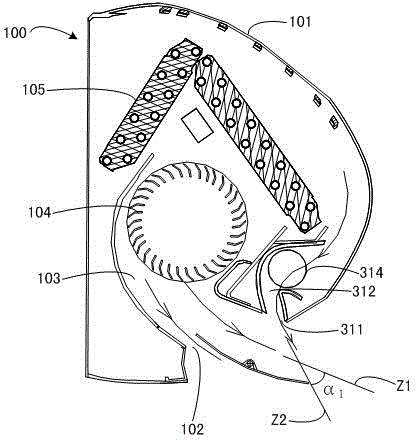 Wall-hanging type air condition indoor machine