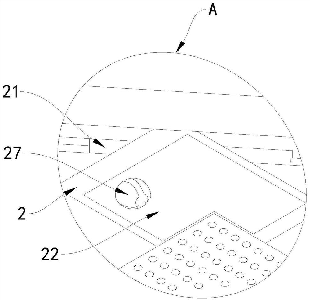 Chip ball mounting tool and method based on computer whole machine manufacturing process