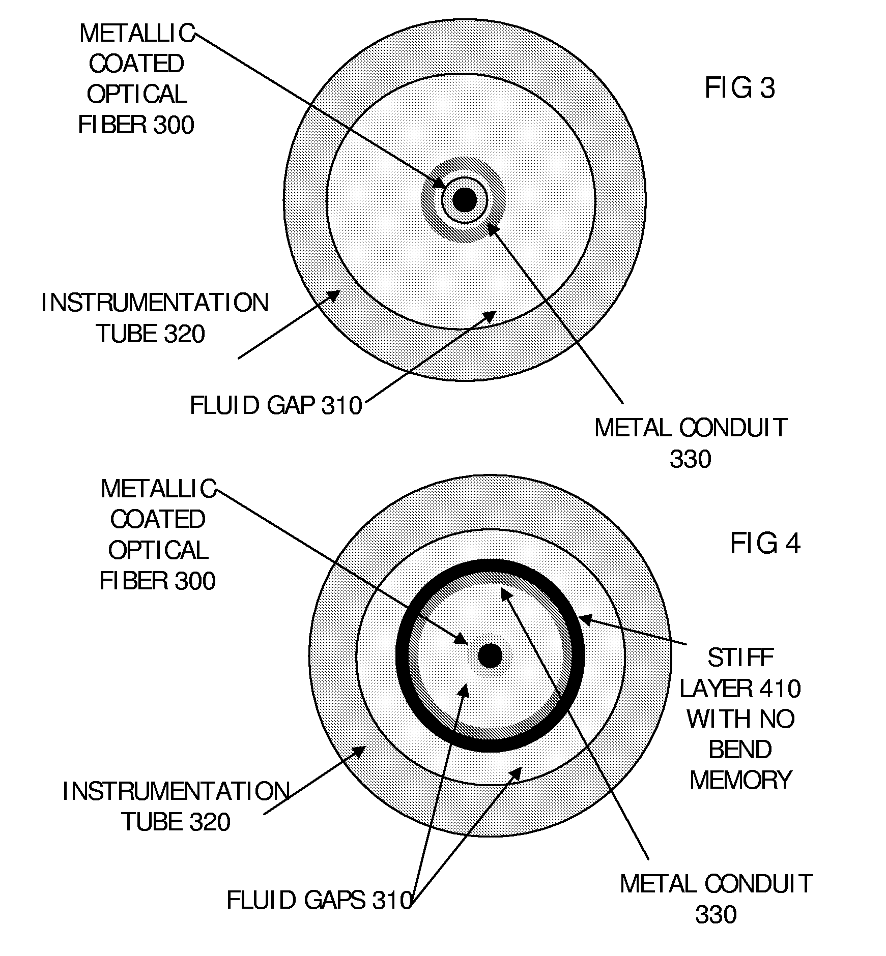 Sensing system using optical fiber suited to high temperatures