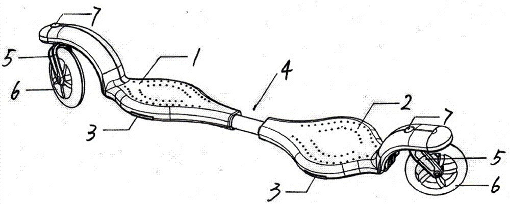 Large wheel diameter skateboard