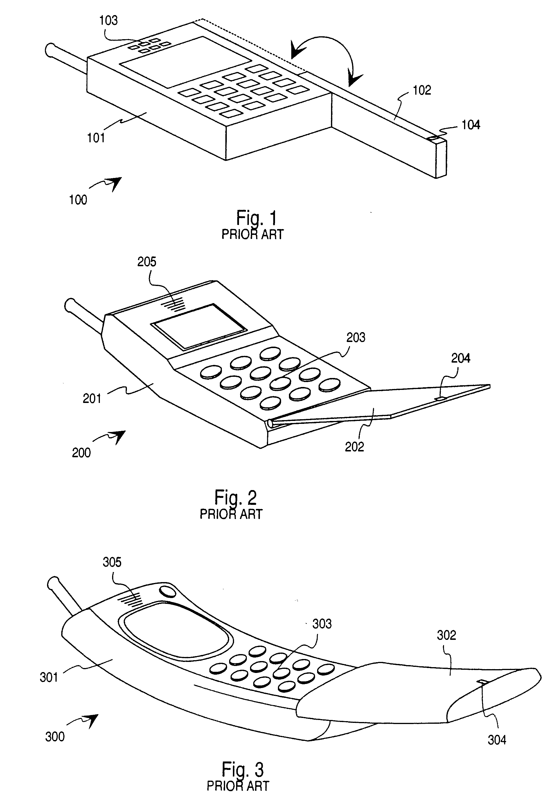 Telescopic structure for a telephone apparatus