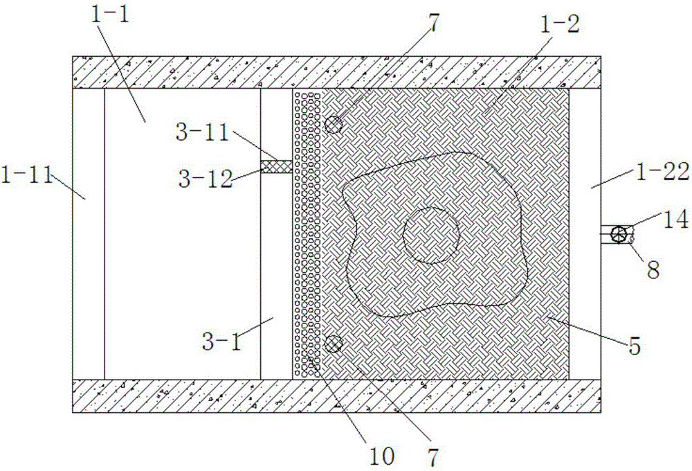 Multi-stage rainwater biological treatment device