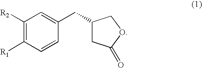 Chemo-enzymatic process for the preparation of opticaly enriched beta-benzyl-gamma-butyrolactones