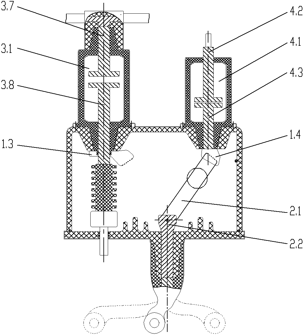 Solid insulation ring main unit